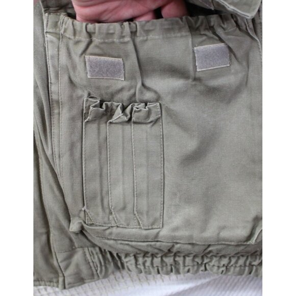 Saugatuck Mens Khaki Utility Vest XL Cotton & Polyester Blend Multiple Pockets M - Picture 11 of 13